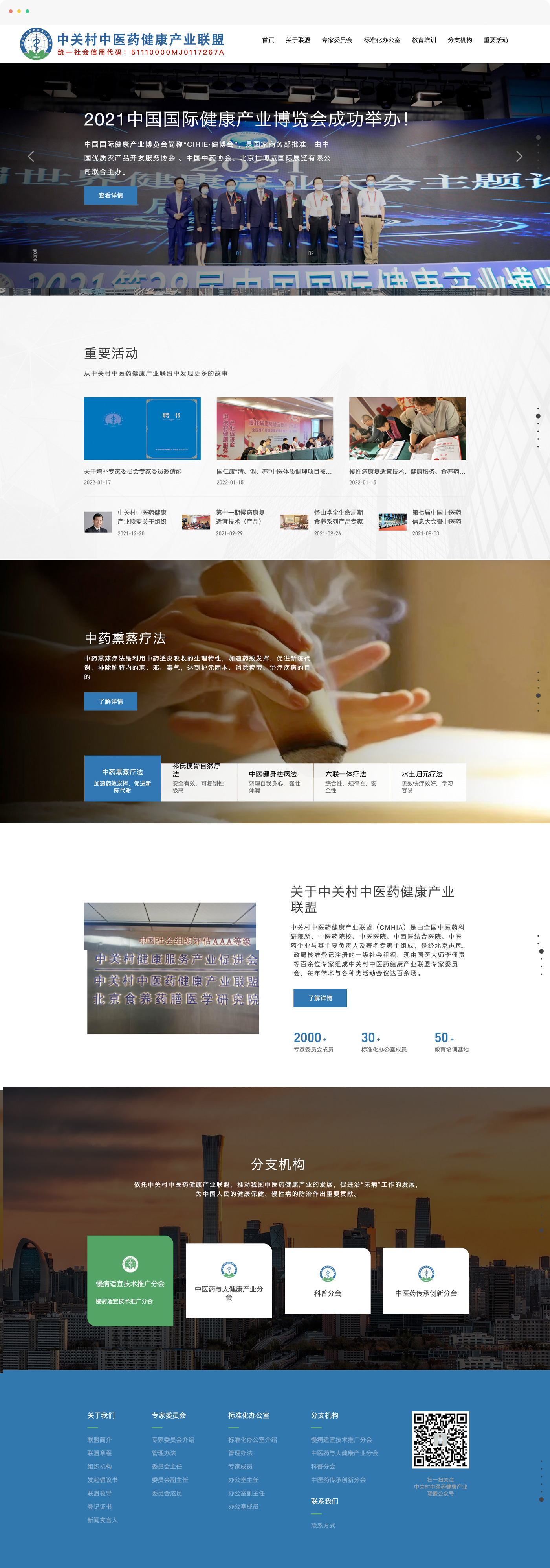 中医药网站建设